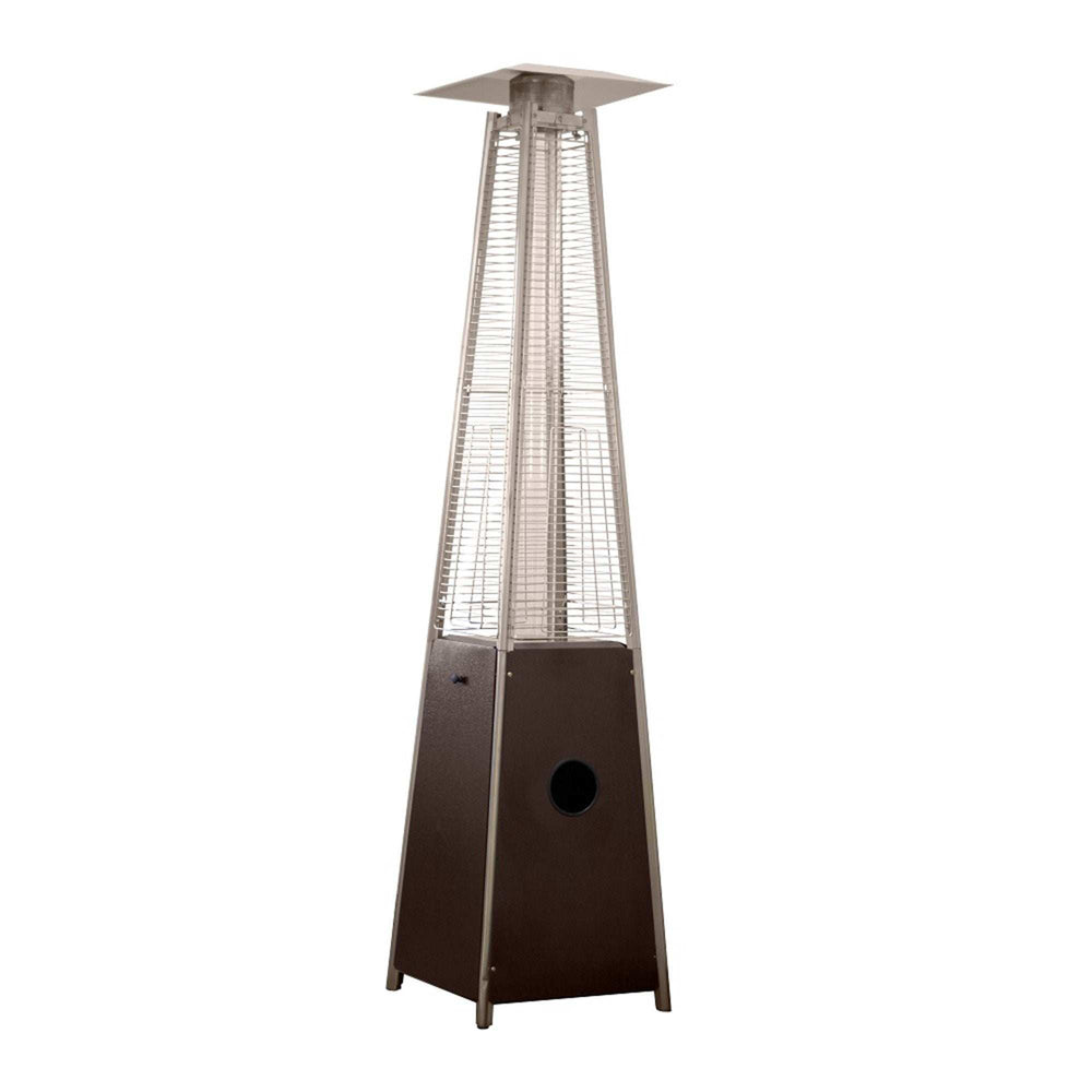 41000 BTU Brown Steel Propane Triangular Pyramid Standing Patio Heater - Homeroots - Flyclothing LLC
