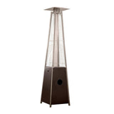 41000 BTU Brown Steel Propane Triangular Pyramid Standing Patio Heater - Homeroots - Flyclothing LLC