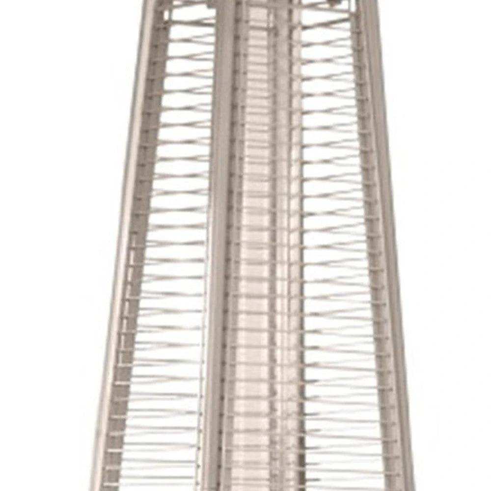41000 BTU Brown Steel Propane Triangular Pyramid Standing Patio Heater - Homeroots - Flyclothing LLC