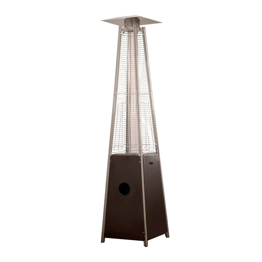 41000 BTU Brown Steel Propane Triangular Pyramid Standing Patio Heater - Homeroots - Flyclothing LLC