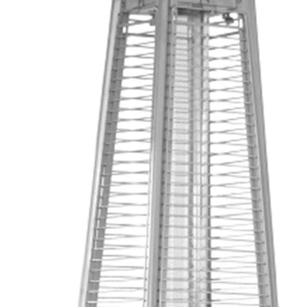 41000 BTU Black Steel Propane Triangular Pyramid Standing Patio Heater - Homeroots - Flyclothing LLC