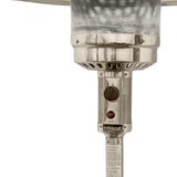 48000 BTU Silver Steel Propane Cylindrical Pole Standing Patio Heater - Homeroots - Flyclothing LLC