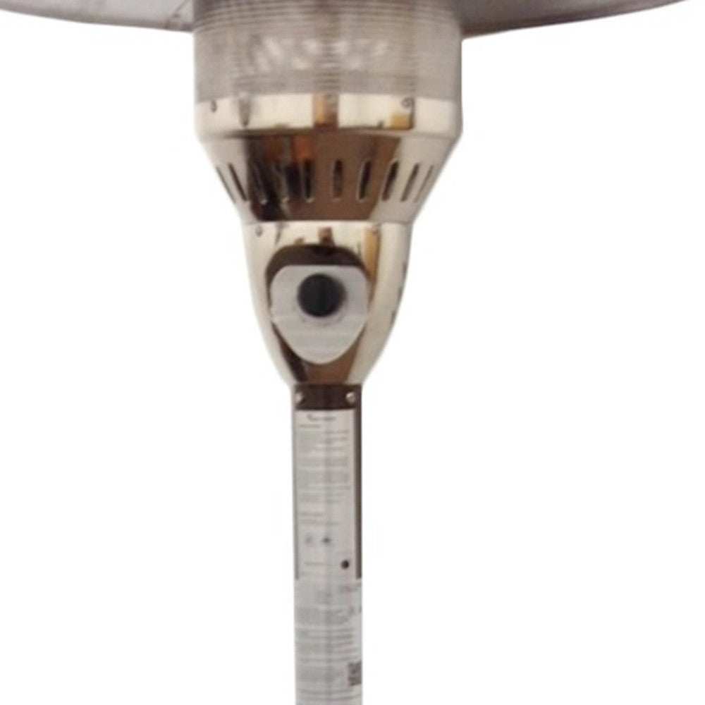 41000 BTU Bronze Steel Natural Gas Cylindrical Pole Standing Patio Heater - Homeroots - Flyclothing LLC