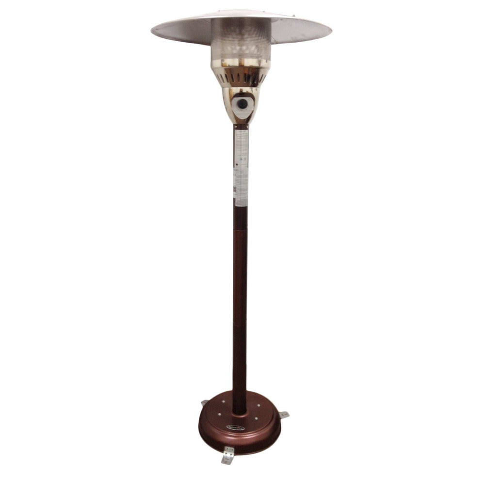 41000 BTU Bronze Steel Natural Gas Cylindrical Pole Standing Patio Heater - Homeroots - Flyclothing LLC