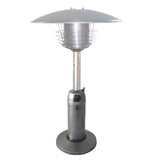 11000 BTU Silver Steel Propane Cylindrical Pole Tabletop Patio Heater - Homeroots - Flyclothing LLC