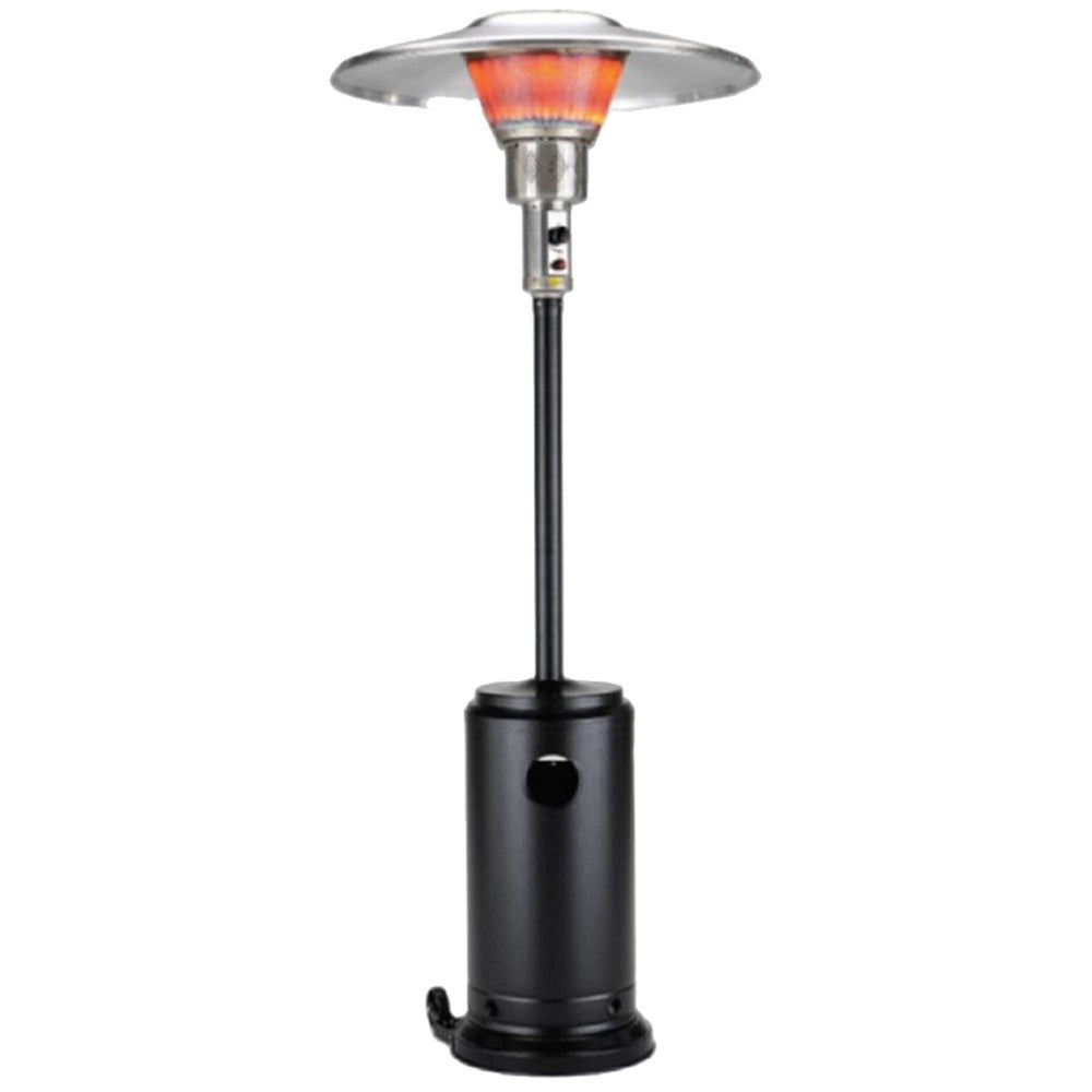 40000 BTU Black Steel Propane Cylindrical Pole Standing Patio Heater - Homeroots - Flyclothing LLC