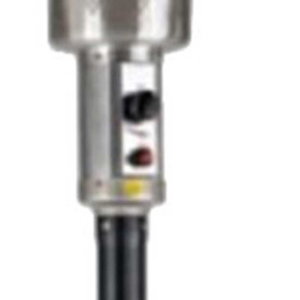 40000 BTU Black Steel Propane Cylindrical Pole Standing Patio Heater - Homeroots - Flyclothing LLC