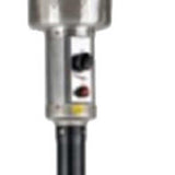 40000 BTU Black Steel Propane Cylindrical Pole Standing Patio Heater - Homeroots - Flyclothing LLC