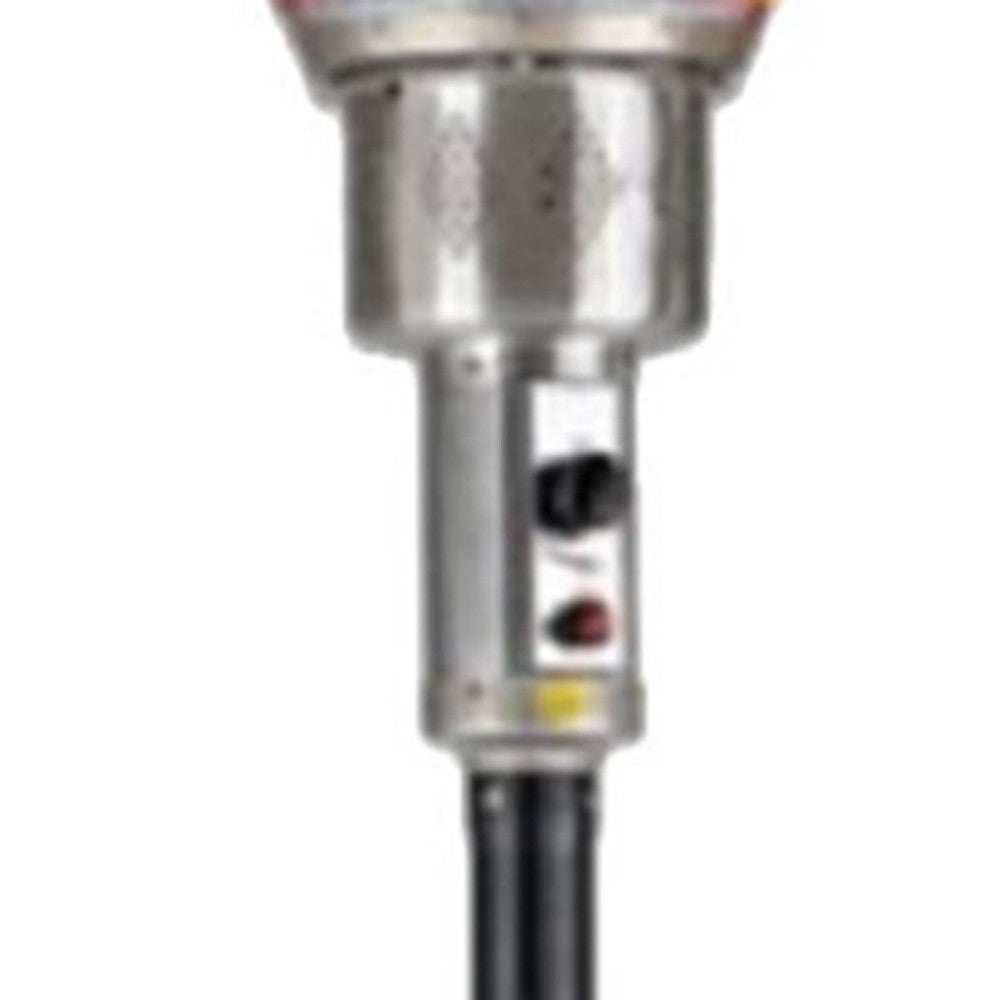 40000 BTU Black Steel Propane Cylindrical Pole Standing Patio Heater - Homeroots - Flyclothing LLC