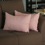 Set of Two 12" X 20" Light Pink Throw Pillow Covers - Homeroots - Flyclothing LLC