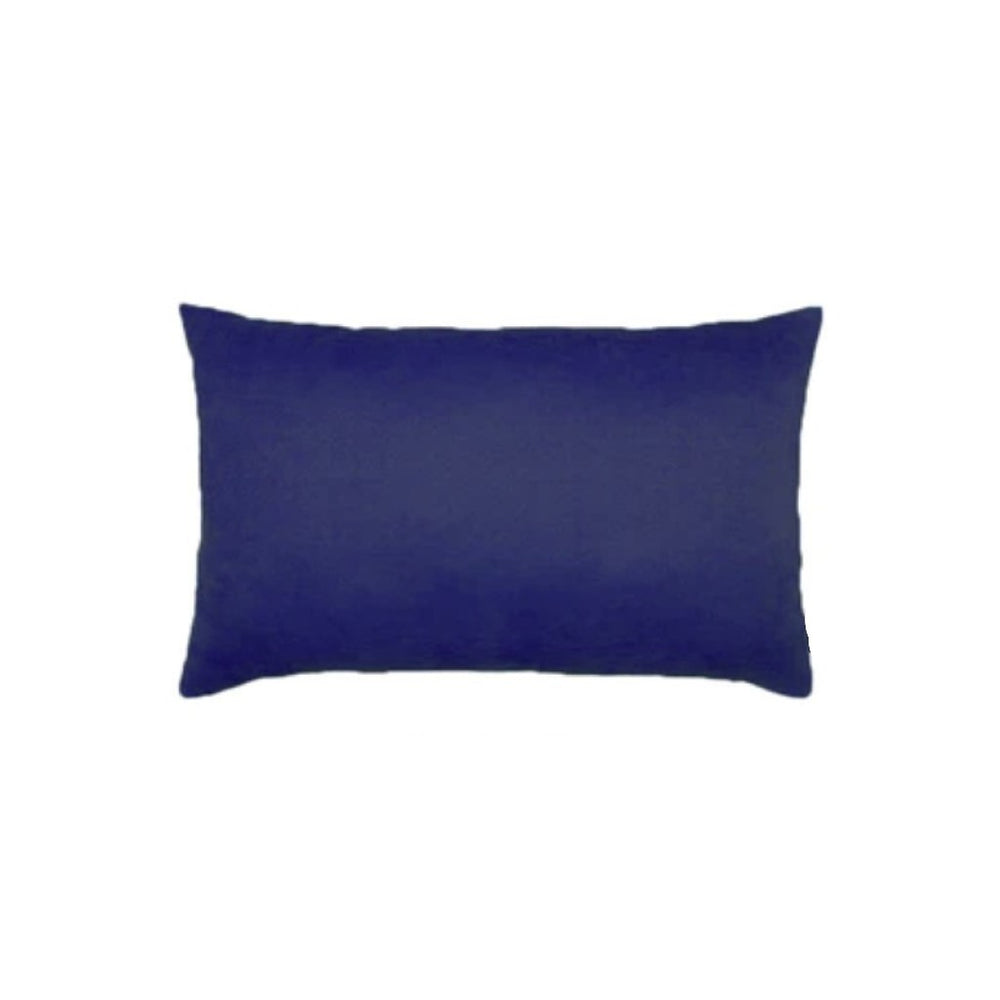 Set of Two 12" X 20" Sapphire Blue Lumbar Throw Pillow Covers - Homeroots - Flyclothing LLC