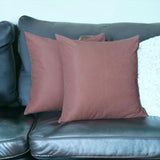 Set Of Two 22" X 22" Light Pink Polyester Zippered Pillow Cover - Homeroots - Flyclothing LLC