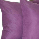 Set Of Two 22" X 22" Purple Polyester Zippered Pillow Cover - Homeroots - Flyclothing LLC