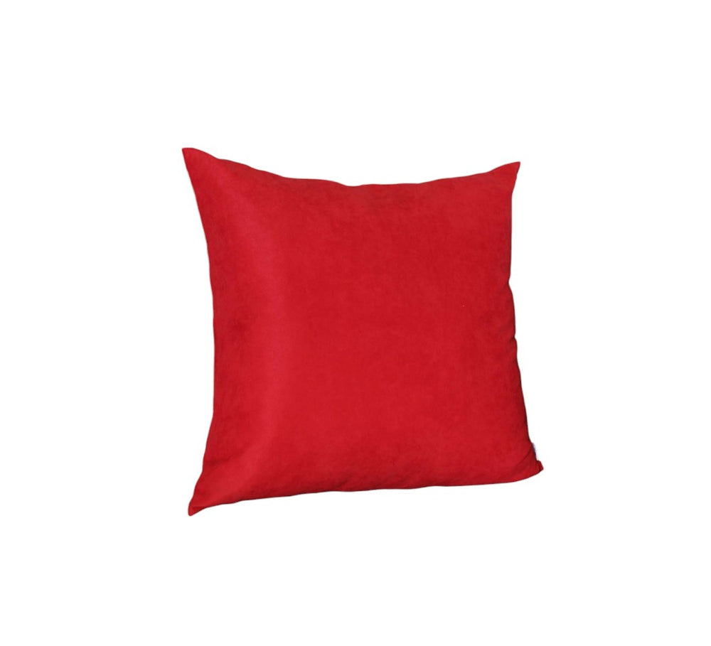Set Of Two 22" X 22" Red Polyester Zippered Pillow Cover - Homeroots - Flyclothing LLC