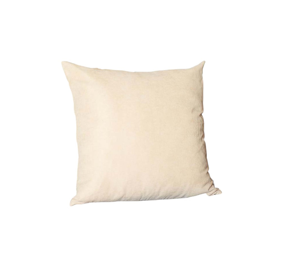 Set Of Two 22" X 22" Beige Polyester Zippered Pillow Cover - Homeroots - Flyclothing LLC