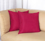 Set Of Two 22" X 22" Pink Polyester Zippered Pillow Cover - Homeroots - Flyclothing LLC