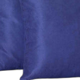 Set Of Two 26" X 26" Navy Blue Polyester Zippered Pillow Cover - Homeroots - Flyclothing LLC