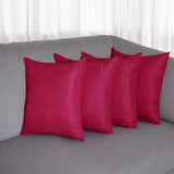 Set Of Four 18" X 18" Pink Polyester Zippered Pillow Cover - Homeroots - Flyclothing LLC