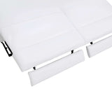 Two Piece Indoor White Italian Leather Five Person Seating Set - Homeroots - Flyclothing LLC