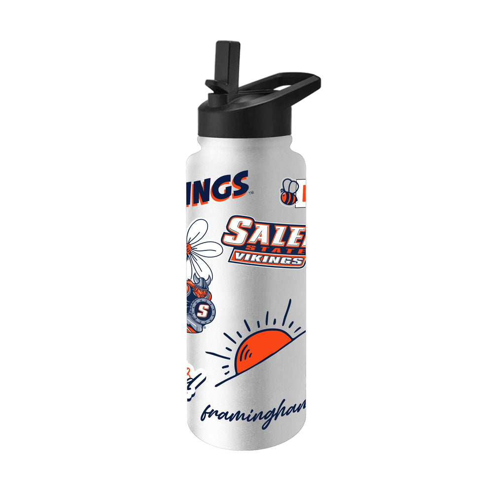 Salem State 34oz Native Quencher Bottle - Logo Brands - Flyclothing LLC