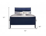 Solid Wood Standard Upholstered Bed - Homeroots - Flyclothing LLC