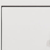 24" White Two Drawer Nightstand - Homeroots - Flyclothing LLC