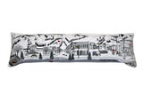 46" White Aspen Daylight Skyline Lumbar Decorative Pillow - Homeroots - Flyclothing LLC