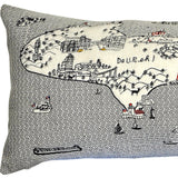 46" White Michigan Daylight Skyline Lumbar Decorative Pillow - Homeroots - Flyclothing LLC