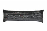 46" Black New Orleans Nighttime Skyline Lumbar Decorative Pillow - Homeroots - Flyclothing LLC