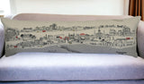 46" White New Orleans Daylight Skyline Lumbar Decorative Pillow - Homeroots - Flyclothing LLC