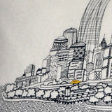 46" White NYC Daylight Skyline Lumbar Decorative Pillow - Homeroots - Flyclothing LLC