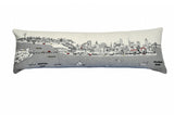 46" White Philadelphia Daylight Skyline Lumbar Decorative Pillow - Homeroots - Flyclothing LLC