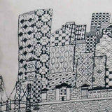 46" White San Francisco Daylight Skyline Lumbar Decorative Pillow - Homeroots - Flyclothing LLC