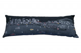 46" Black Sydney Nighttime Skyline Lumbar Decorative Pillow - Homeroots - Flyclothing LLC
