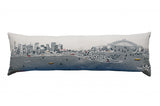 46" White Sydney Daylight Skyline Lumbar Decorative Pillow - Homeroots - Flyclothing LLC