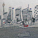 46" White Sydney Daylight Skyline Lumbar Decorative Pillow - Homeroots - Flyclothing LLC