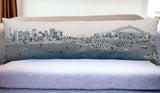 46" White Sydney Daylight Skyline Lumbar Decorative Pillow - Homeroots - Flyclothing LLC