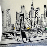 46" White Tokyo Daylight Skyline Lumbar Decorative Pillow - Homeroots - Flyclothing LLC
