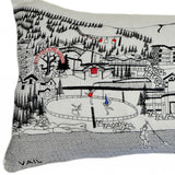 46" White Vail Daylight Skyline Lumbar Decorative Pillow - Homeroots - Flyclothing LLC