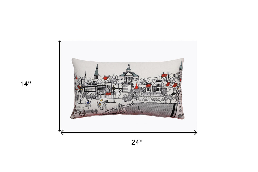 14" X 24" Cream Wool Lumbar Throw Pillow - Homeroots - Flyclothing LLC