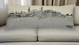 25" White Charleston Daylight Skyline Lumbar Decorative Pillow - Homeroots - Flyclothing LLC