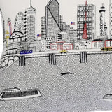 25" White Dallas Daylight Skyline Lumbar Decorative Pillow - Homeroots - Flyclothing LLC