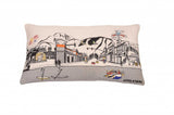 25" White Jackson Daylight Skyline Lumbar Decorative Pillow - Homeroots - Flyclothing LLC