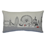 25" White London Daylight Skyline Lumbar Decorative Pillow - Homeroots - Flyclothing LLC