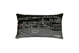 25" Black New Orleans Nighttime Skyline Lumbar Decorative Pillow - Homeroots - Flyclothing LLC