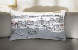 25" White New Orleans Daylight Skyline Lumbar Decorative Pillow - Homeroots - Flyclothing LLC