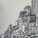 25" White NYC Daylight Skyline Lumbar Decorative Pillow - Homeroots - Flyclothing LLC