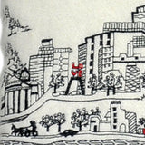 25" White Philadelphia Daylight Skyline Lumbar Decorative Pillow - Homeroots - Flyclothing LLC