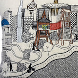 25" White Tulsa Daylight Skyline Lumbar Decorative Pillow - Homeroots - Flyclothing LLC