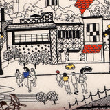 35" White Annapolis Daylight Skyline Lumbar Decorative Pillow - Homeroots - Flyclothing LLC